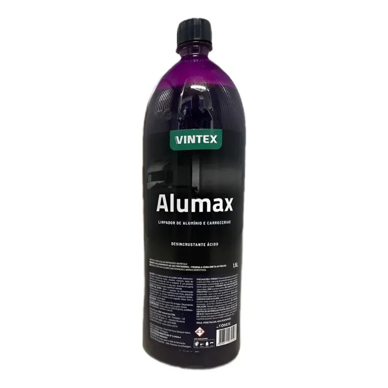 5x Alumax Limpa Alumínio Rodas Baú Aro Vintex 1,5l Vonixx