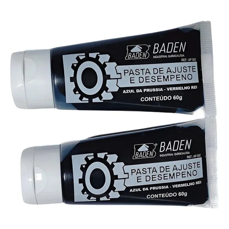 2x Kit 02 Pasta De Ajuste E Desempeno Azul Ap-502 60g Baden
