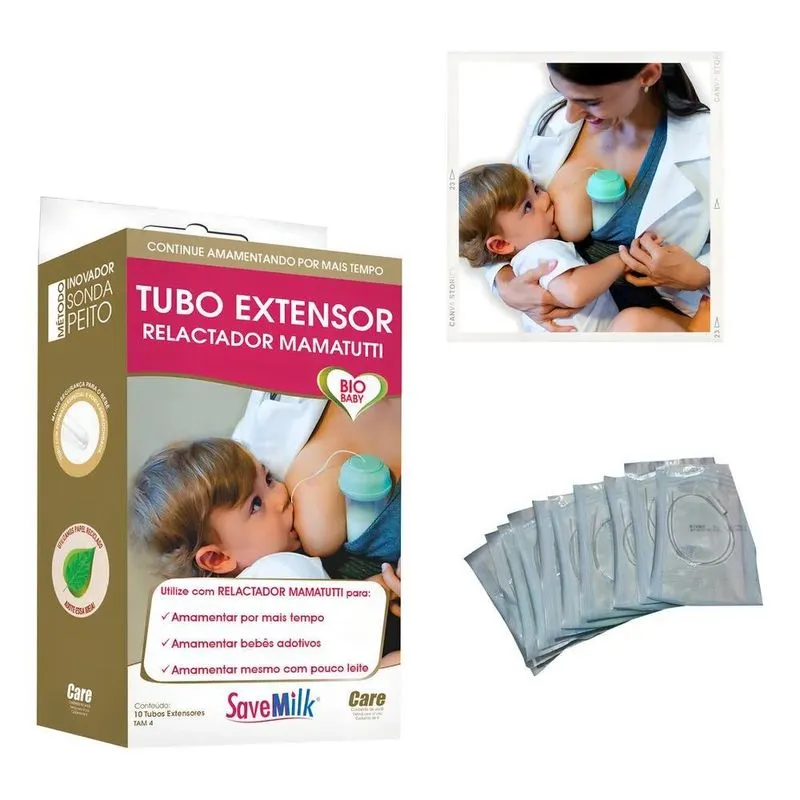 10 Sondas Tubo Extensor Granel P Relactação E Suplementação