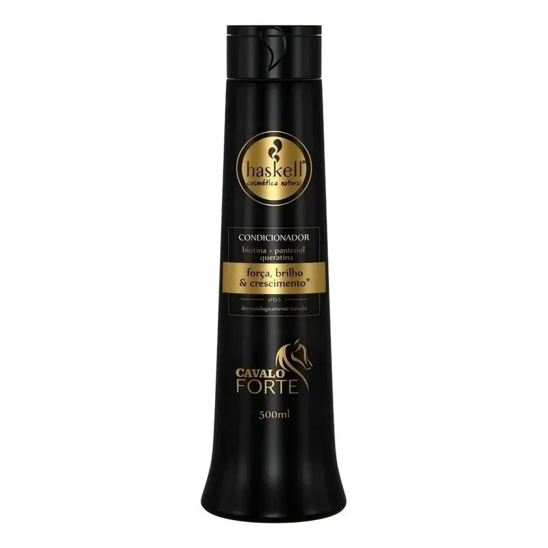 2x Condicionador Haskell Cavalo Forte 500ml Crescimento Bril