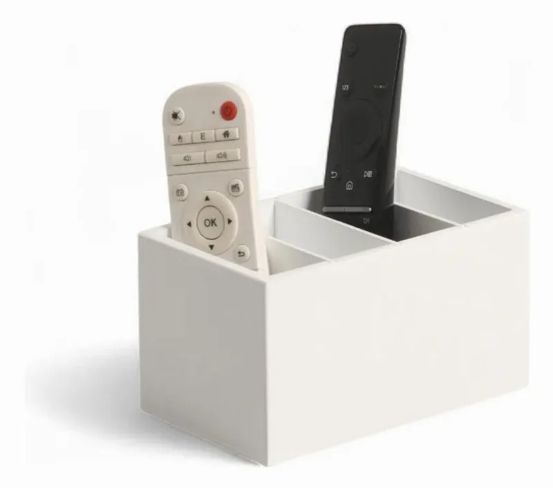 10x Porta Controle Remoto Decorativo Mdf Cabeceira Madeira