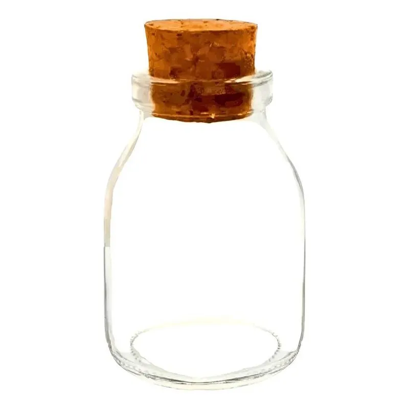 2x Kit C/10 Vidro Para Sais De Banho 50ml Vidro E Rolha