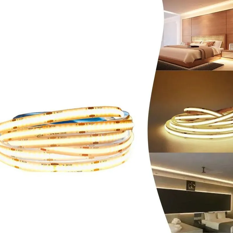 3x Fita Cob Super Led 5 Metros 320led/m Ip20 Alto Brilho Luz