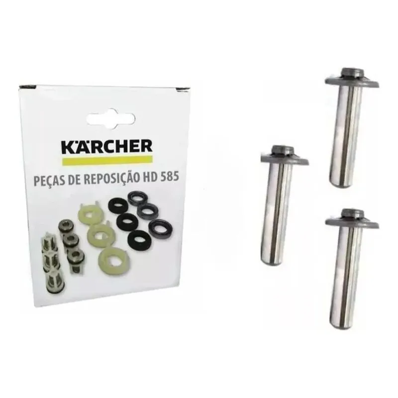 2x Kit Reparo Hd585 Válvulas Gaxetas Pistão Lavadora Karcher