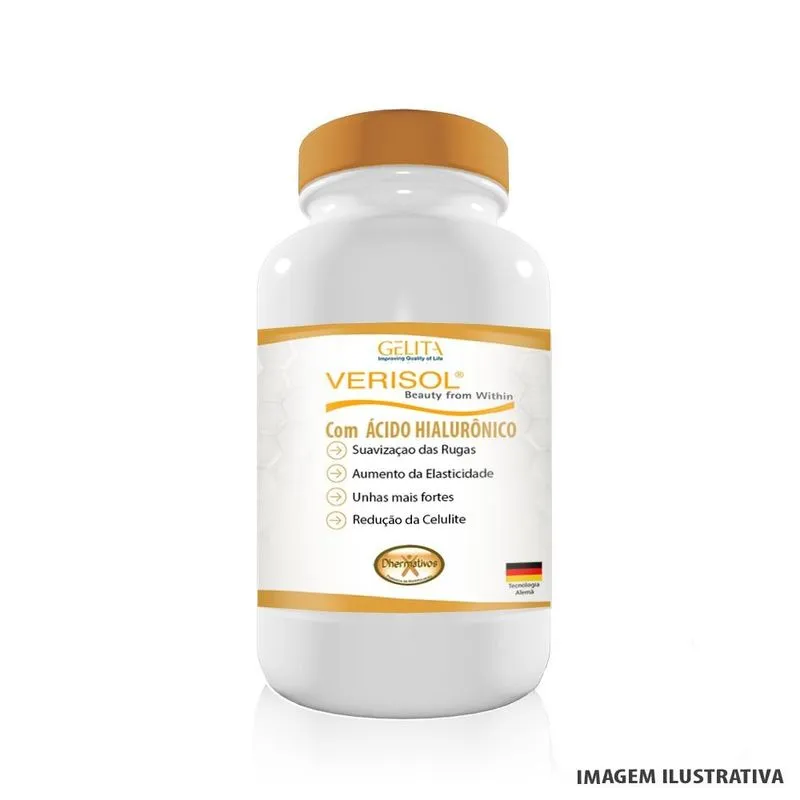 Colágeno Hidrolisado Verisol C/ Ácido Hialurônico 180 Cápsulas