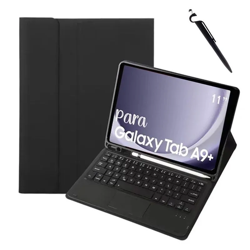 Capa Teclado Para Tab A9 + 11 + Caneta + Película + Touchpad