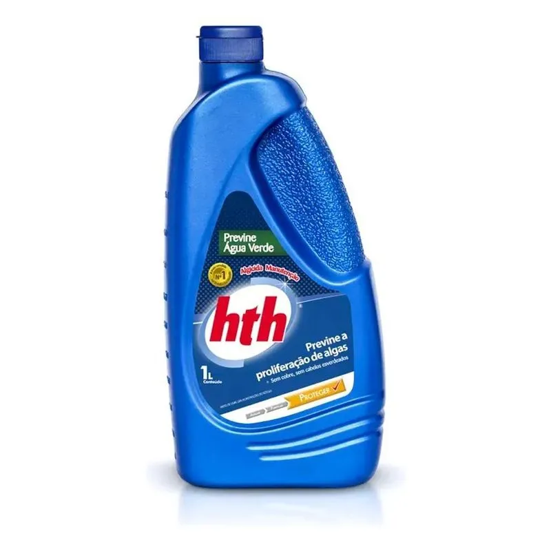2x Algicida De Manutenção Hth - Previne Água Verde 1 Litro