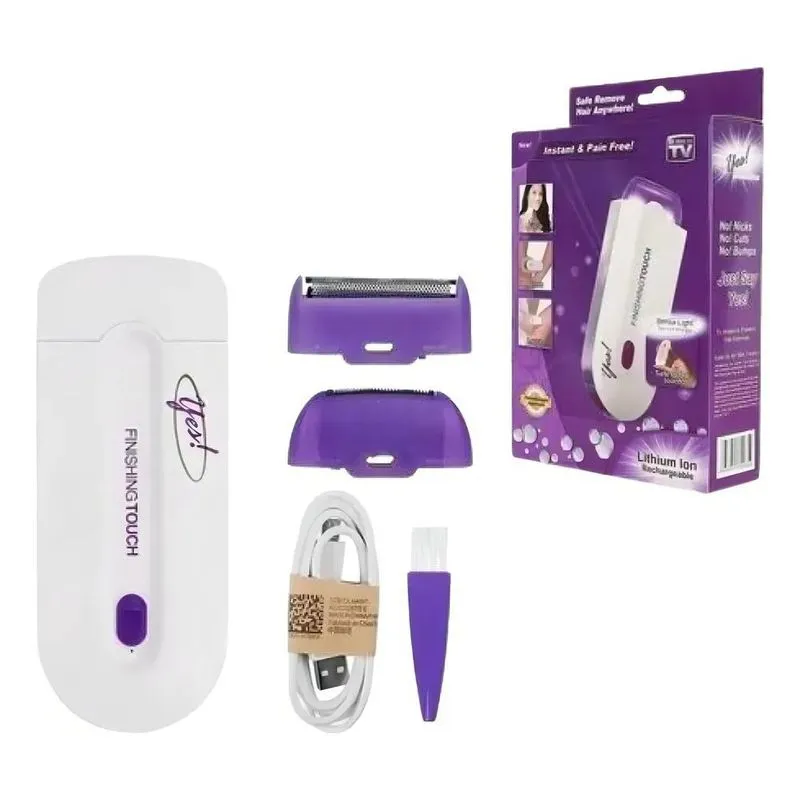 2x Depilador Laser Corporal Recarregável Luz Ativa Sem Dor C
