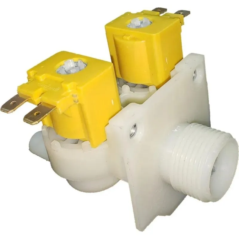 2x Válvula Entrada Água Dupla 127v Lavadoras Brastemp Consul