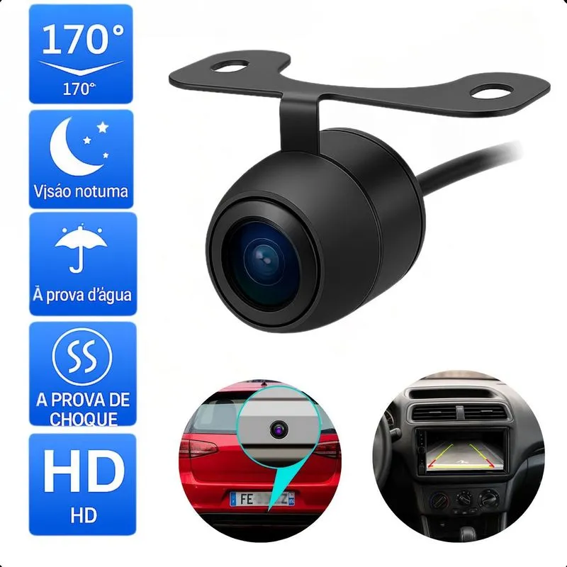 Câmera Borboleta Universal Para Carros De Todos Os Modelos