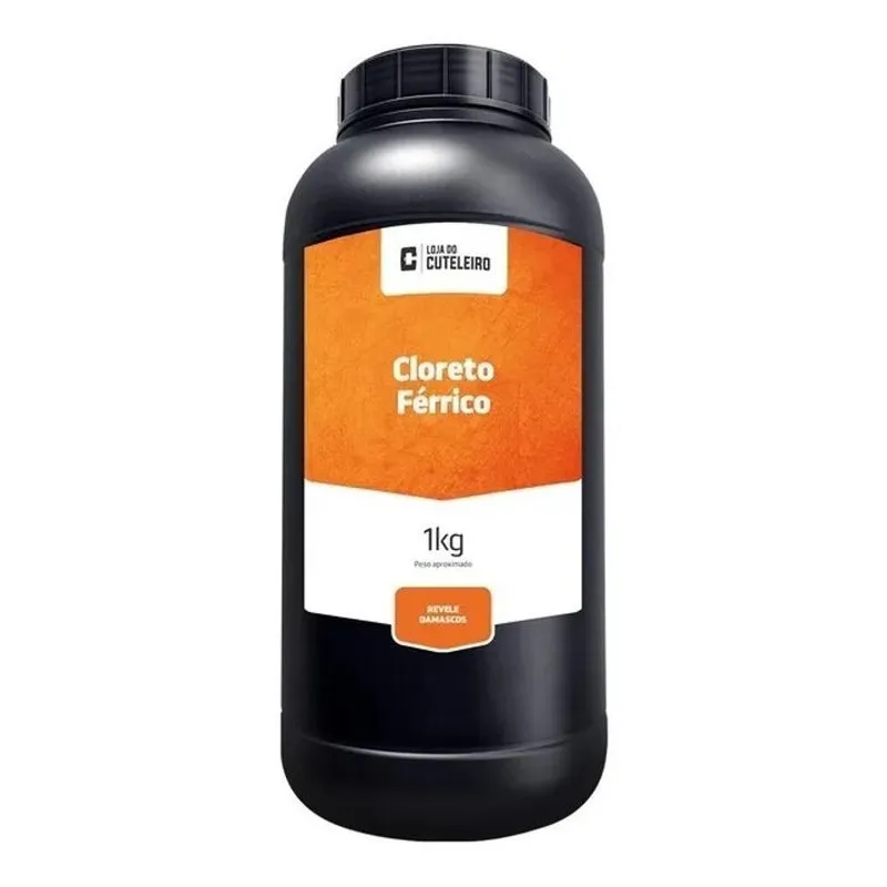 2x Cloreto Férrico 1 Kg Facas Cutelaria