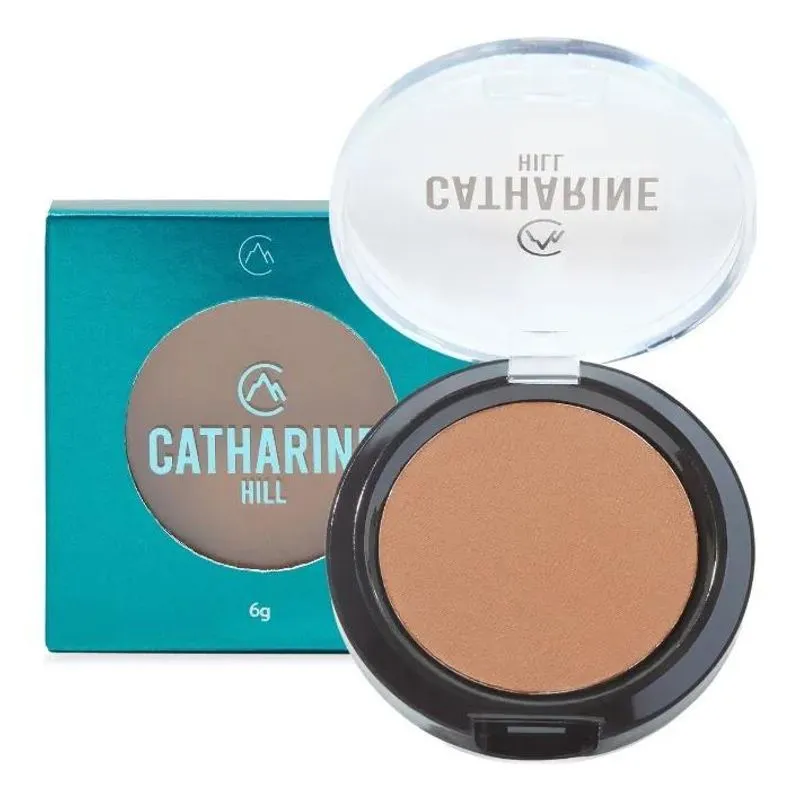 5x Contorno Facial Em Pó Catharine Hill Efeito Bronzer Natur