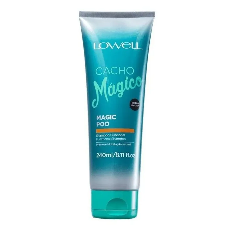 10x Shampoo Funcional Cacho Mágico 240ml Lowell Full