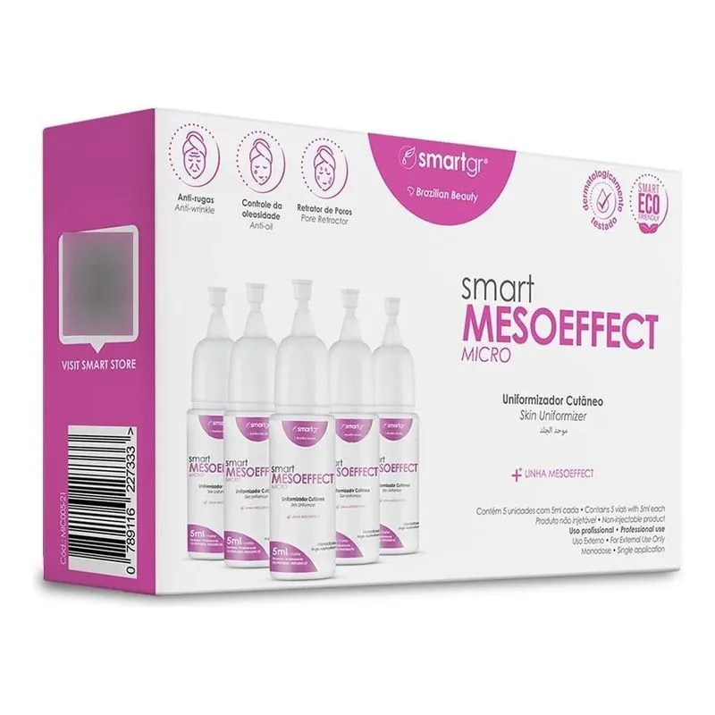 10x Smart Mesoeffect Like Rejuvenescedor 5 Monodose 5ml Sma