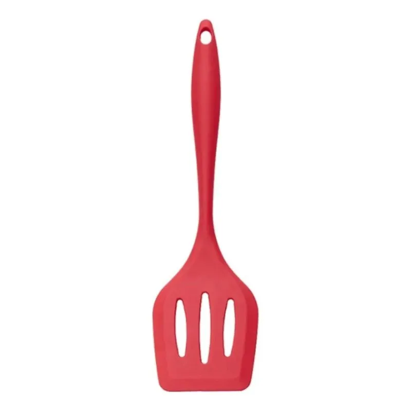 5x Espátula Silicone Para Frituras Omeletes Lanches Resisten