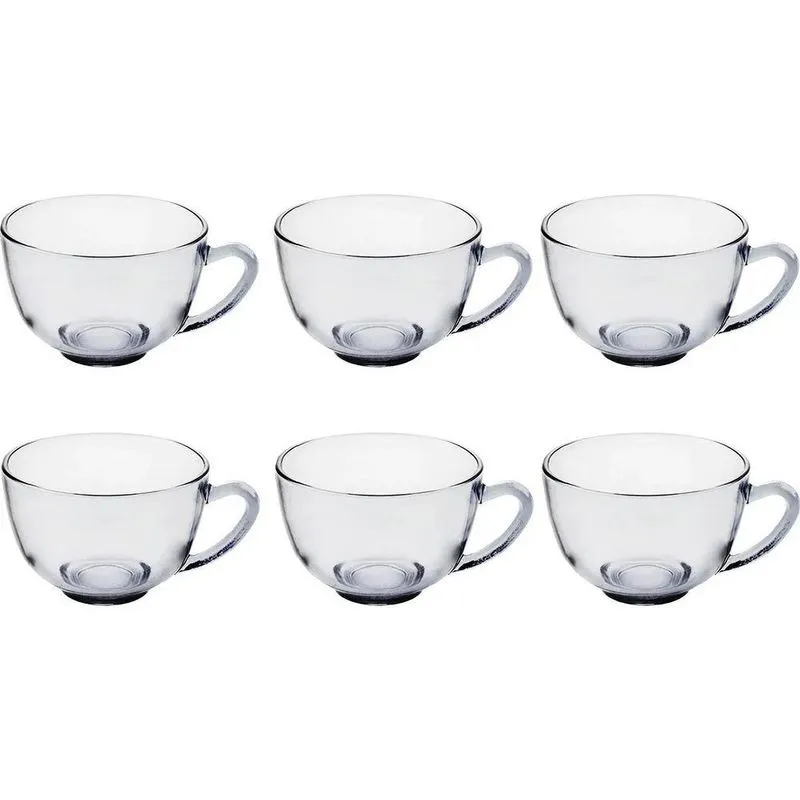 Jogo De Xicaras Pera Café / Chá 230 Ml Com 6 Peças