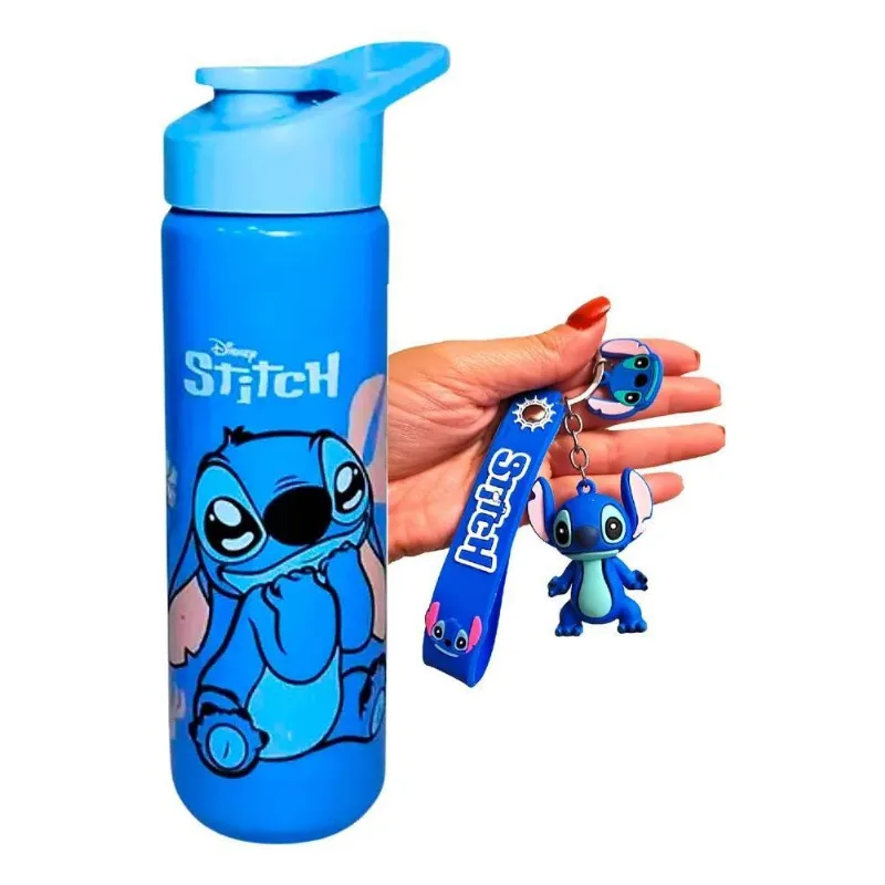 10x Garrafa De Agua Squeeze Stitch Garrafa Stich Lilo Infan