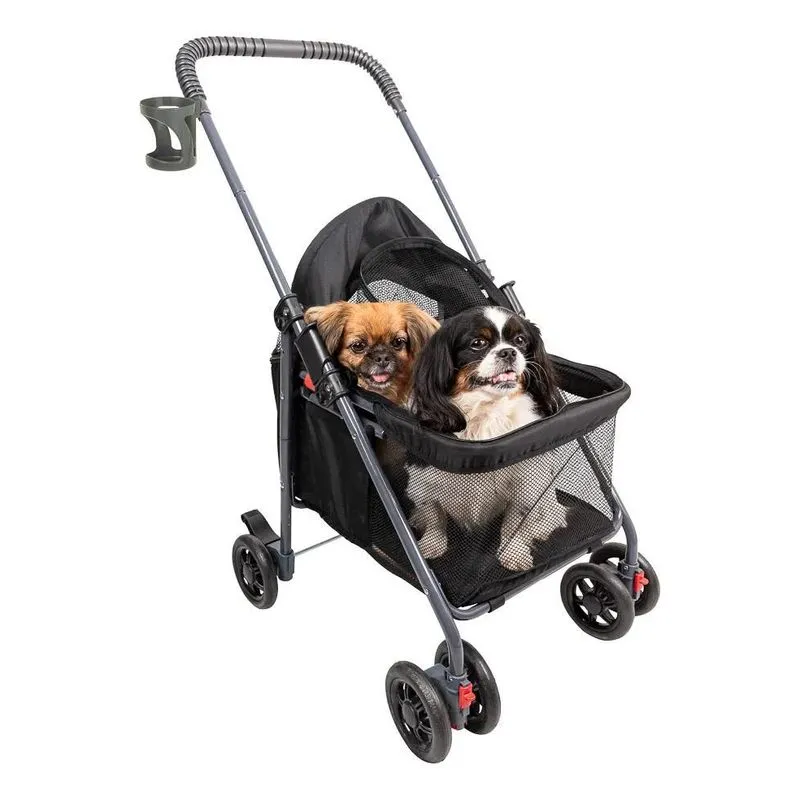 10x Carrinho De Passeio Pet Para Cães E Gatos Com Porta Cop