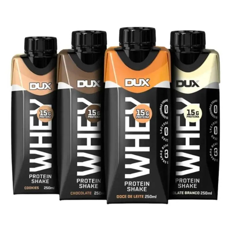 10x Shake 15g De Proteina 4und Bebida Láctea Concentrada Wh
