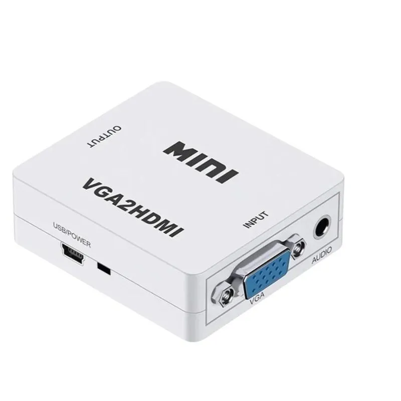 Kit Conversor Hdmi Para Áudio E Vídeo + Rca + Cabo Hdmi