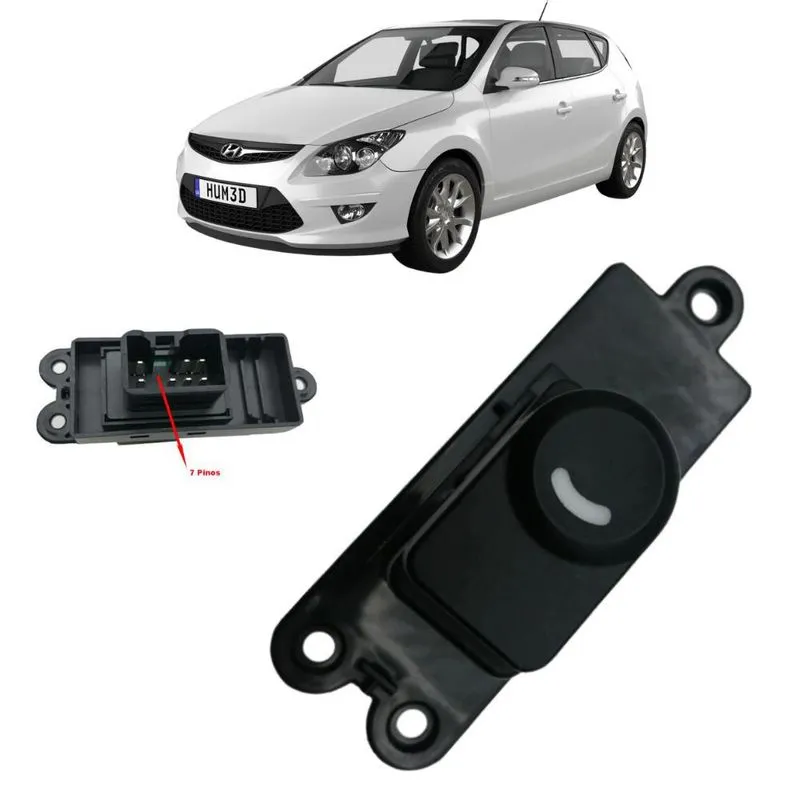 Botao Comando Vidro Interruptor Hyundai I30 Traseiro