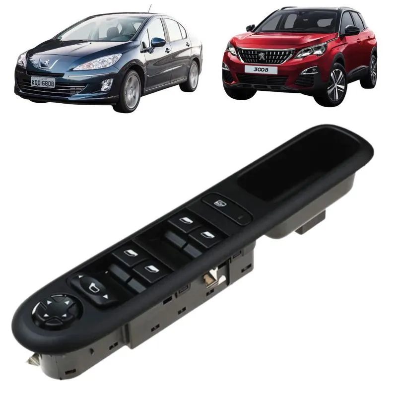 Comando Botao Interruptor Vidro Peugeot 3008 Sem Rebatimento