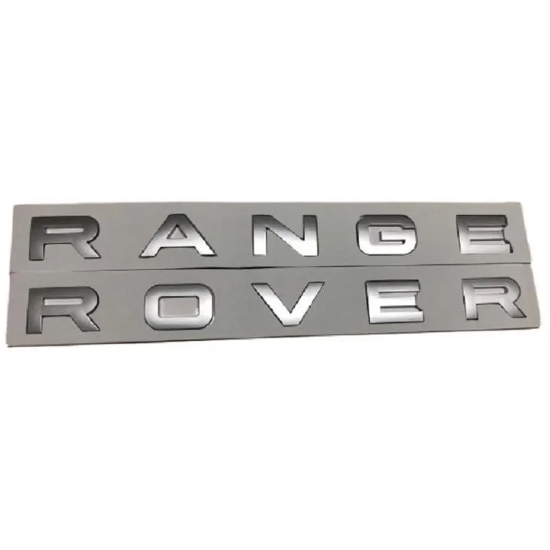 Emblema Adesivo Capo Tampa Range Rover Prata Fosco