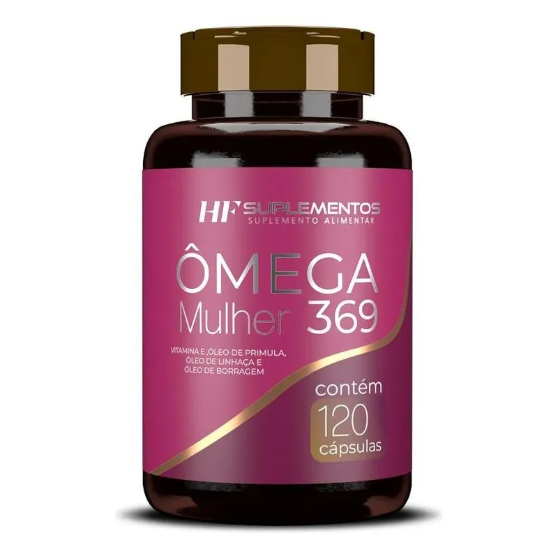 5x Omega 3 6 9 Mulher Hf Suplements 1000mg 120caps