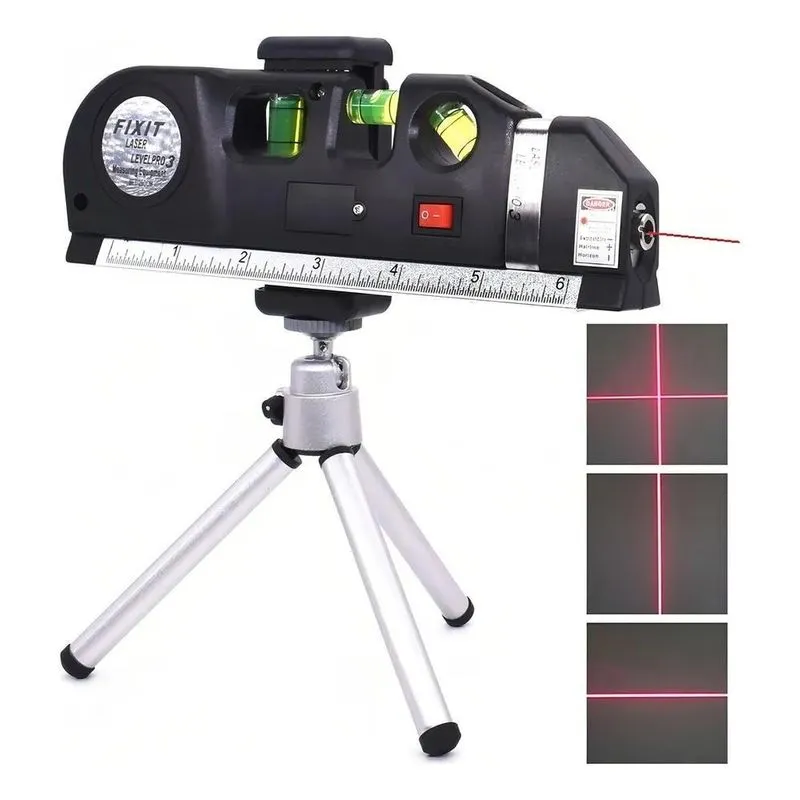2x Nível A Laser + Trena Multifuncional Completo Tripé Inclu