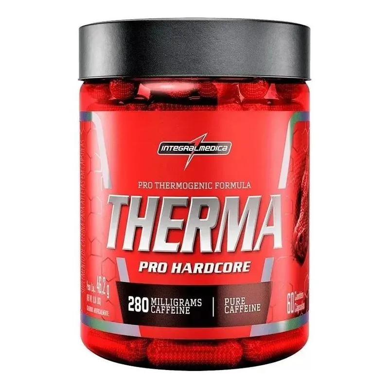 3x Therma Pro Hardcore 60 Capsulas Cafeina