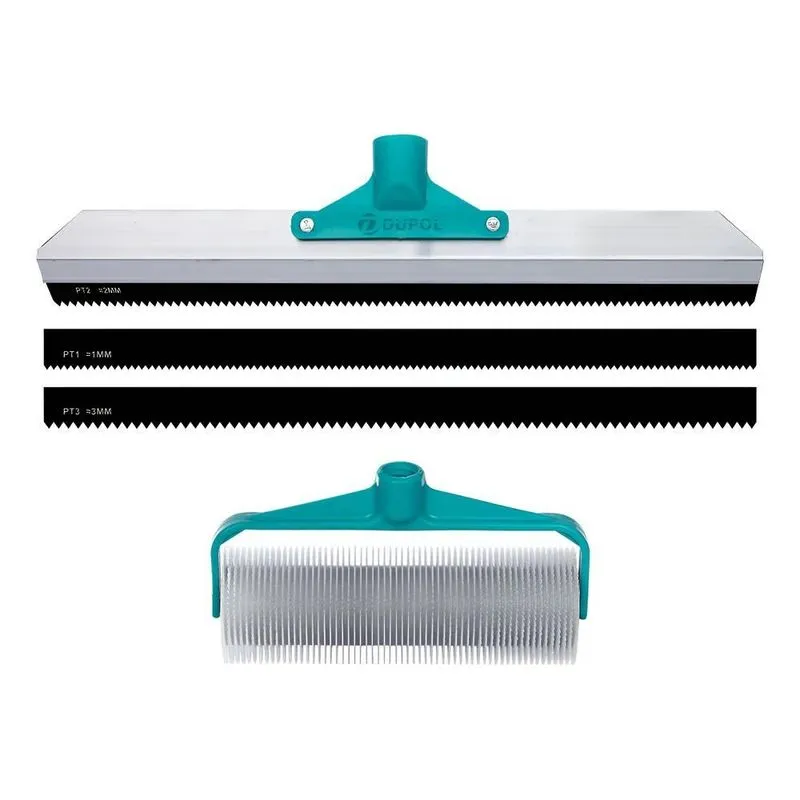 5x Rodo Dentado - Rolo Fura Bolhas - Autonivelante - Kit