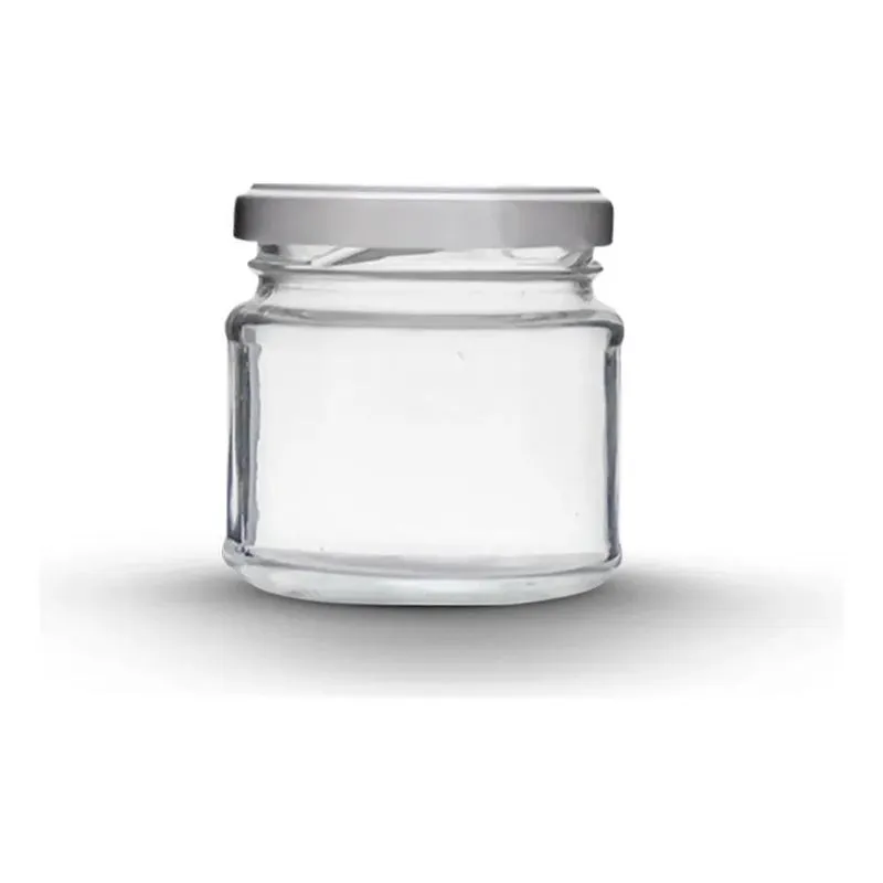 24 Potes Mini Belém 150ml Com Tampa Metálica Ou Plá Branco
