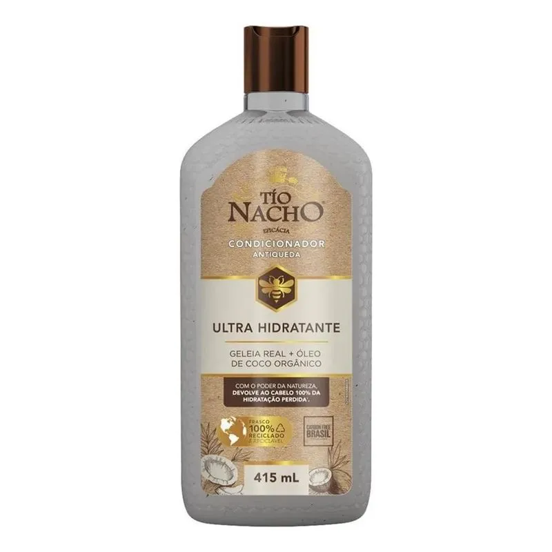 10x Condicionador Ultra Hidratante Coco 415ml Tio Nacho