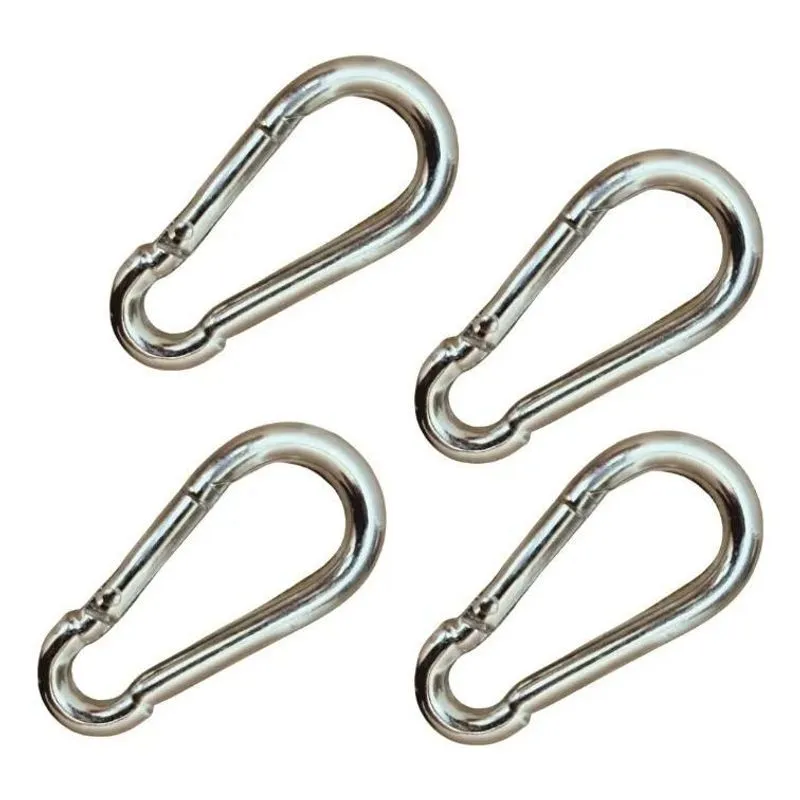3x 4 Unidades Mosquetão Academia Profissional 8cm Suporta 23