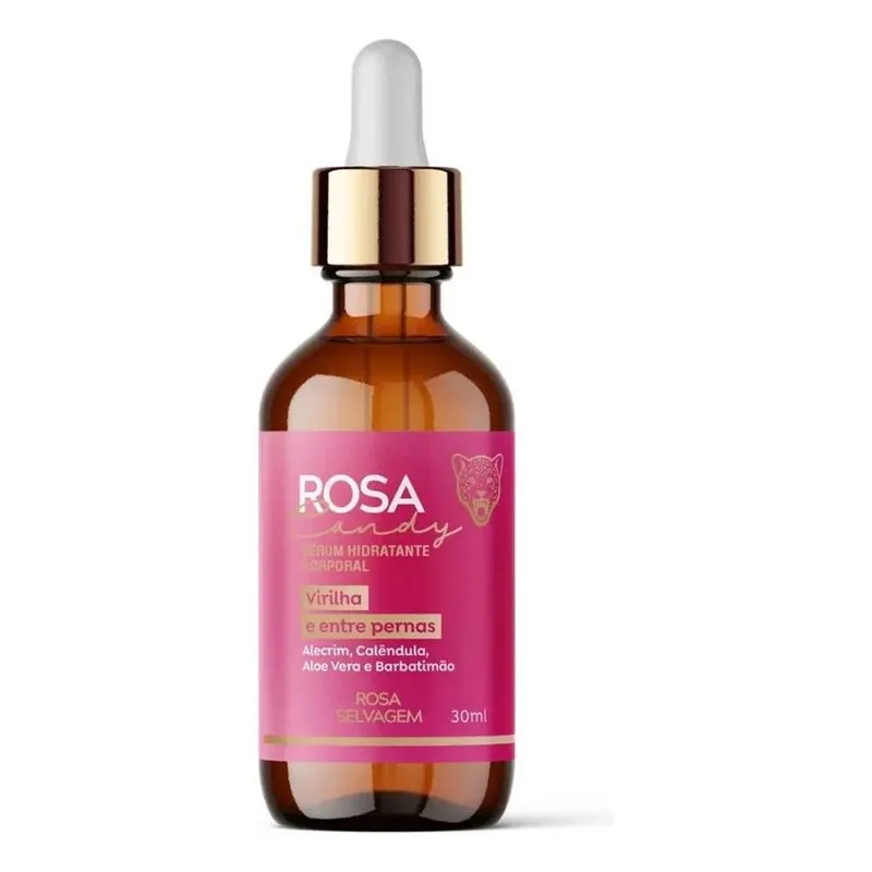 Rosa Selvagem Candy Sérum Hidratante Íntimo Clareador Virilh
