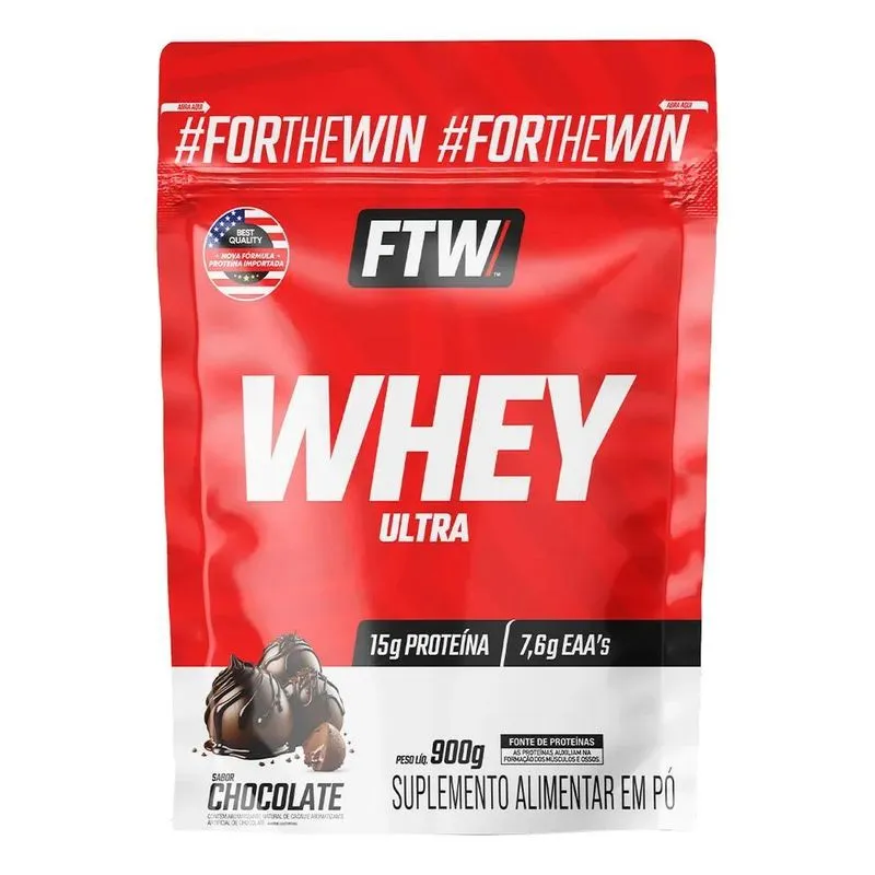 10x Whey Concentrado Ultra Protein Refil 900g Sabor Chocola