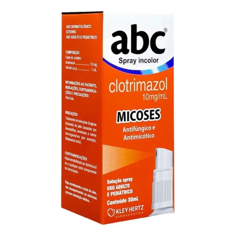 Abc Spray 45ml - Hertz Clotrimazol Spray