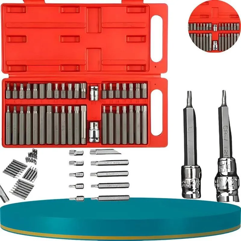 5x Jogo De Ferramentas Bit Torx, Alen ,multidentado 40 Pcs 6