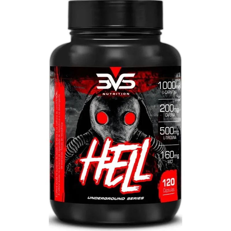2x Hell Termogênico 120 Cápsulas - A Combinação Perfeita De