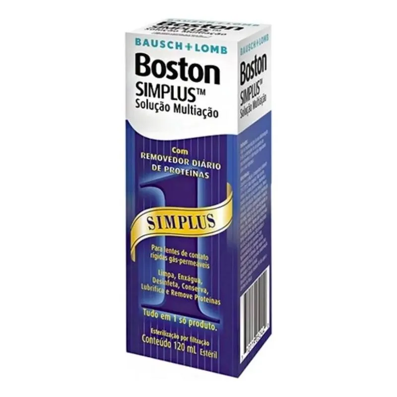 5x Boston Simplus 120ml Solução Multiação