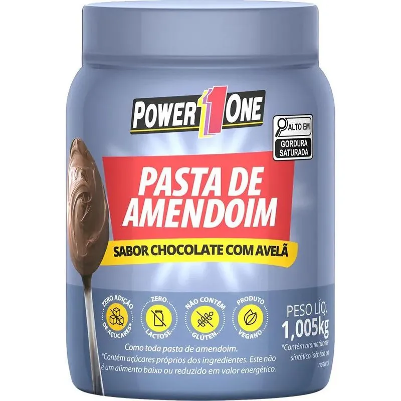 Pasta De Amendoim Chocolate Com Avelã 1 Kilo - Power One