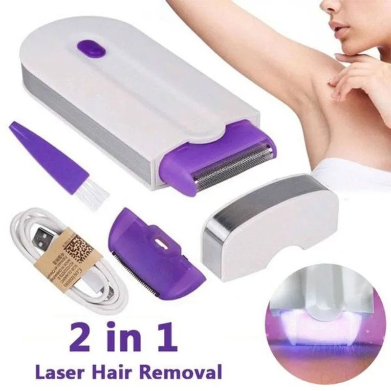 Depilador Laser Corporal Recarregável Luz Ativa Indolor