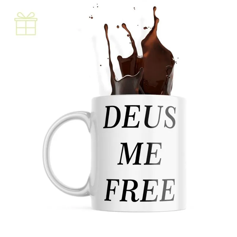 Caneca De Café Engraçada - Deus Me Free