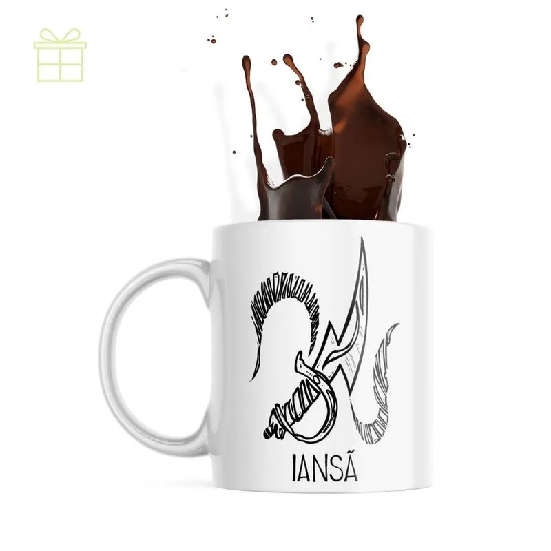 Caneca Personalizada - Simbolo Iansã - Umbanda - Envio 24 Horas