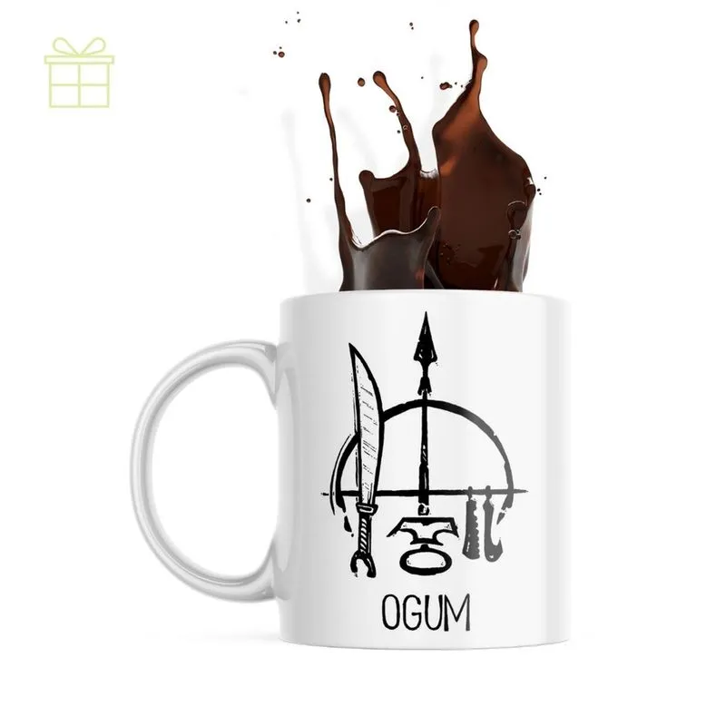Caneca Personalizada - Simbolo Ogum - Umbanda - Oferta