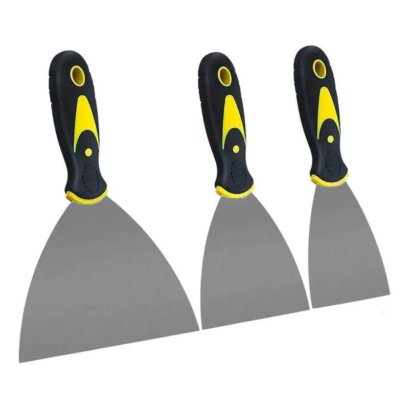 10x Kit Espátulas Tools Fbg-3420 De Aço Profissional Cabo E