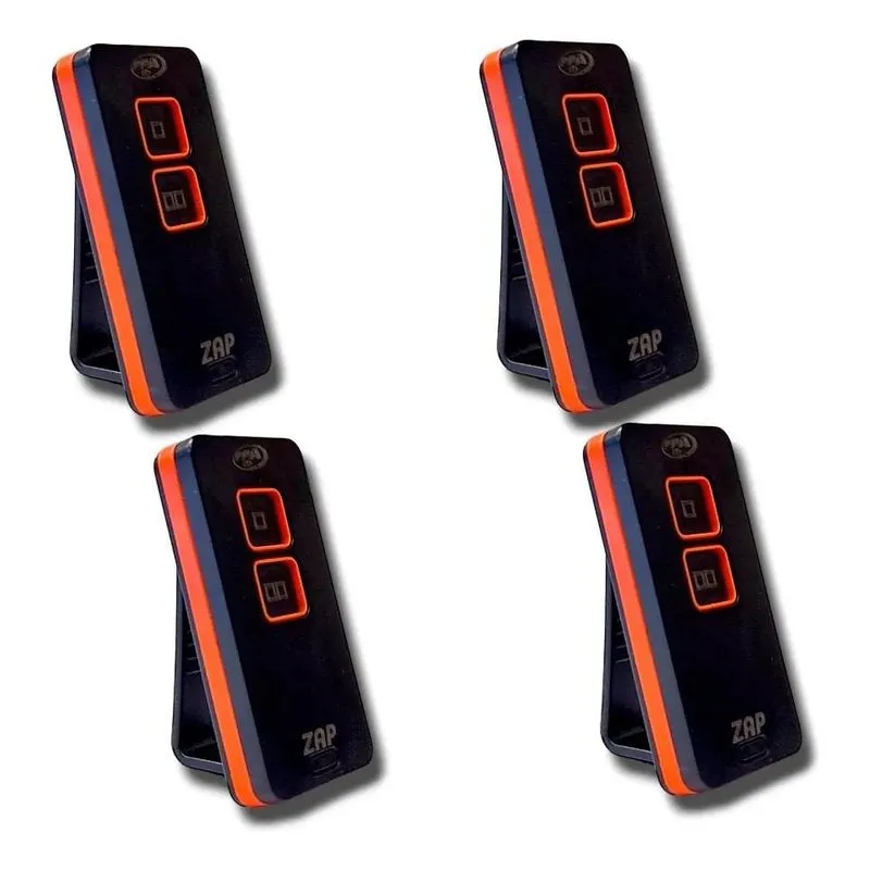 3x 04 Unid. Controle Portão Cerca 433mhz Ppa Zap Universal