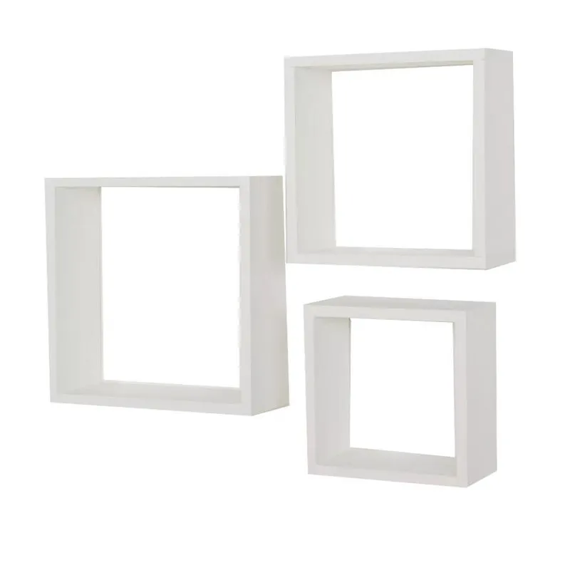 Trio Nicho Decorativo Quadro Sala Branco