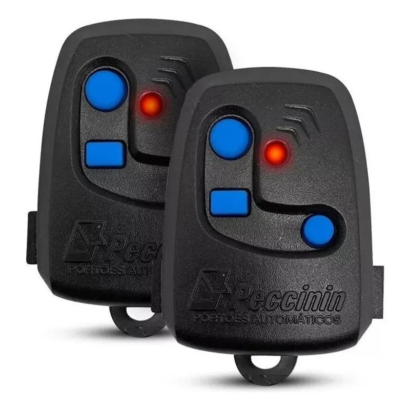 2x 2 Controle Remoto Peccinin Para Portão Eletrônico Com Pil