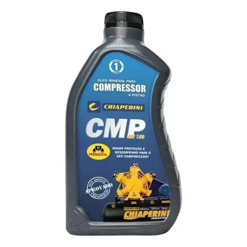 2x Óleo Lubrificante Mineral Para Compressor Pistão Cmp Aw 1